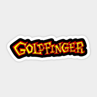 Goldfinger band Sticker